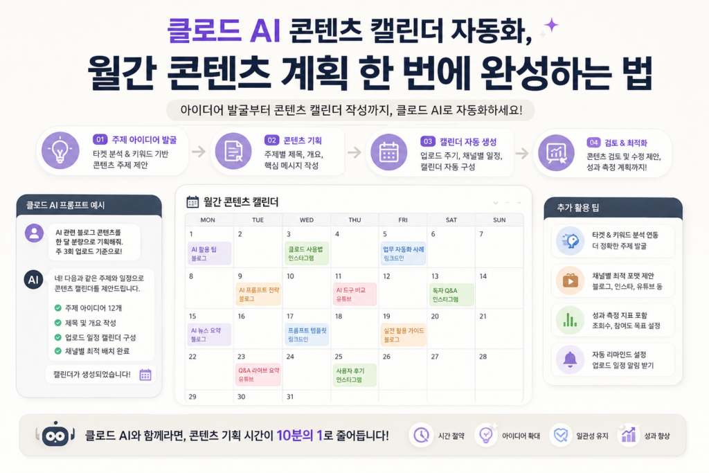 클로드 AI 콘텐츠 자동화 활용 결과