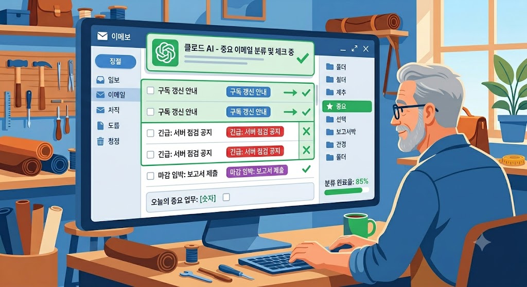클로드 AI 이메일 관리 - AI 비서처럼 메일 확인하기