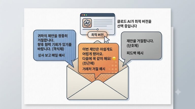 클로드 AI로 이메일·메시지 톤 조절하기