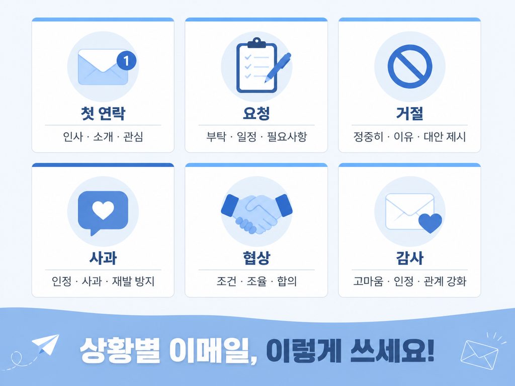 클로드 AI 이메일 작성 - 첫 연락, 요청, 거절 이메일 예시