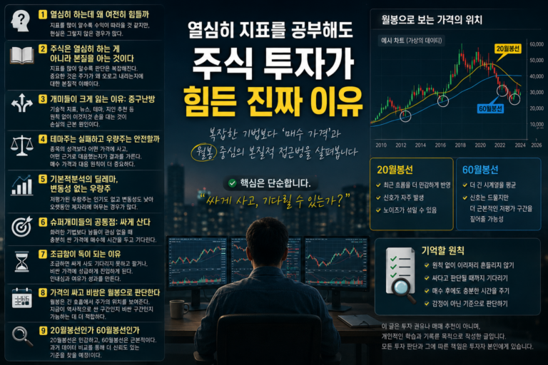 열심히 공부해도 투자가 힘든 이유, 본질을 다시 물어본다