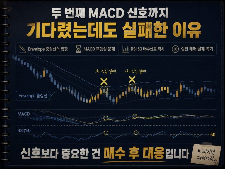 MACD·RSI·Envelope 조합 매수 신호, 왜 이번엔 실패했을까(1/17)