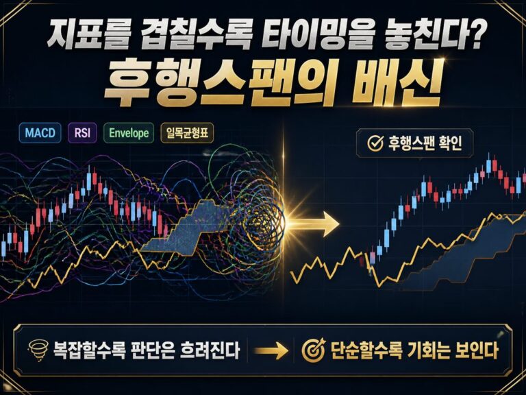 일목균형표 후행스팬을 적용해봤지만, 결국 기본으로 돌아온 이유