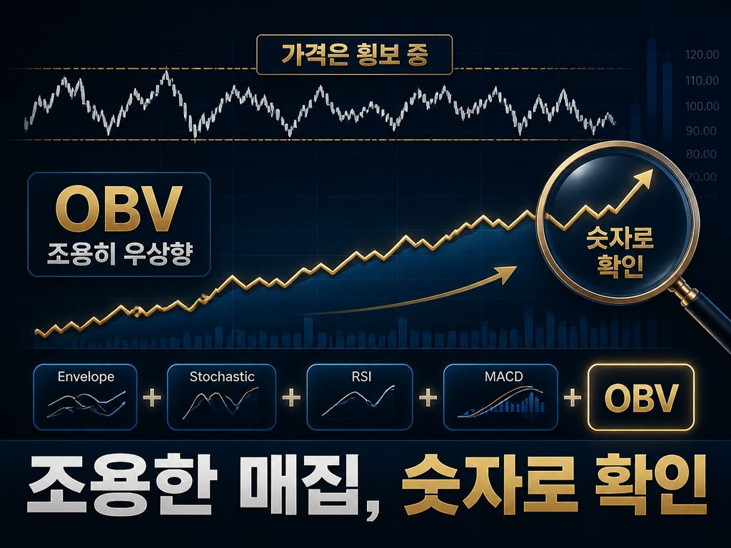 OBV 지표로 확인하는 조용한 매집 구간 차트